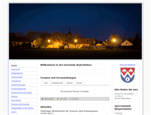Tablet Screenshot of gemeinde-walschleben.info